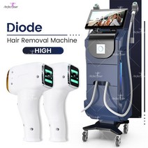 피부관리기 고주파치료기 얼굴피지제거 고주파마사지 Perfectlaser 전문 제모 장치 808nm 다이오드 3 파장 레이저 기계 어두운 피부 바디 페이스 여성 미용실, 50.Purple High - Eu 플러그