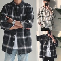 에스비피 남자 빅사이즈 남방 가을 체크 셔츠 L~XXL 남성체크셔츠 SBP4545