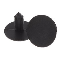 차량 튜닝 용품 자동차 루프 라이너 트렁크 라이닝 그레이 패스너 리벳 트림 그레이/브라운/블랙 천장 커버 스냅 플라스틱 클립 20 개, [02] BK