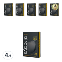 라이브잇 에어데이즈 새부리형 마스크 C타입 소형 블랙 KF94, 108개, 10매입