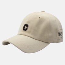 C레터링 야구 모자 남성 여성 스냅백 캡모자 볼캡 여자 남자