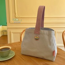 토트백겸숄더백 일한 CHIC 캔버스천 도시락 작은손 스타일리쉬 자수 휴대 수납가방 마미 여성 2963741976
