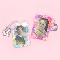 셀러허브 생활리빙 [핑크풋] 데코덴 카드 케이스 만들기 카드지갑, 7000데코덴카드케이스랜덤