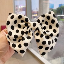 DFMEI ins 헤어밴드 스위트리본 스프링클립 뒤통수 장식 탑클립 머리장식