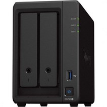 시놀로지 나스 Synology DS723 G NAS 키트 2베이 가이드북 포함영어판 미보증 자이젠 CPU 장착 2GB 메모리 표준 사용자용 국내 전화 지원 호환 268305, Guide book included, 기본