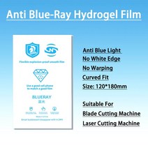 UV 섬유 유리 스크린 보호 필름 유연한 하이드로 겔 경화성 시트 풀 HD 안티-산산조각 50 개, 50pcs Anti Blue