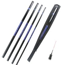 민장대 민물 바다 겸용 낚시대 풀채비 볼락 돌돔 피라미 붕어 대낚시 초보 입문 고탄성, 인터맥스 민장대 4.5m