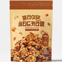 플라이밀 수제 그래놀라 솔티드카라멜, 2개, 250mg