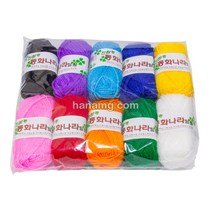 동화나라털실(40g) 10입, 04 초록