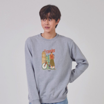오너클랜 키밍 Traveler 여행지 BOY 가을후드티코디