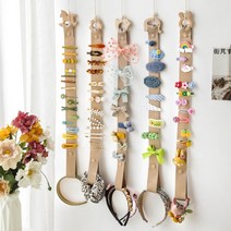 다파요 우드 머리핀 정리대 정리걸이 거치대 아이 머리끈 핀홀더 핀수납 방꾸미기 인테리어