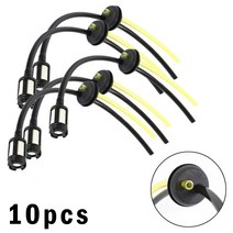 탱크 필터 키트가 있는 연료 라인 호스 튜브 10 개 스트리머 브러시 커터 잡초 먹는 기계 수리 범용 교체, 한개옵션0