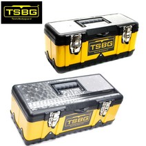 TSBG 정품 철공구함 3종 노랑 공구함 소형 중형 대형 공구 박스 트렁크 정리함 보관함, 노랑-소형