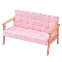 키즈카페 휴게공간용 원목 유아2인쇼파 어린이집 조카선물 촬영용 꾸미기 아기
