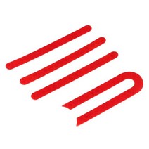 전동킥보드 수리 스쿠터 4pcs pro 프론트 리어 휠 타이어 커버 xiaomi mijia m365 전기 스케이트 보드 부품 용 보호 쉘 반사 스티커, 빨간색