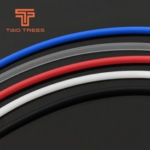 3D프린터 관련 부품 용품 테플론토 TL-피더 핫 엔드 로스톡 보우덴 압출기 1M PTFE 튜브 엔더 3 용 복제, 04 White 2x4mm
