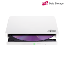 H.L DATA STORAGE GP62NW60 외장ODD 히타치엘지 세라믹화이트 슬림외장, 블랙