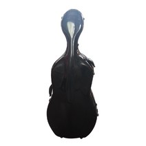 고급 유리 섬유 강화 플라스틱 첼로 케이스 44.34.12.14의 공장 직접 판매, 검은 색