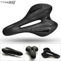 자전거 안장 cycabel 3d 젤 안장 좌석 남성 여성 두꺼운 mtb 도로 사이클, 986 블랙