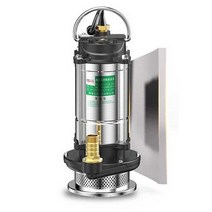 업소용 물 펌프 농업 용수 수중펌프 220V 가정용 장마, 550W 1.5인치 5미터 + 클램프
