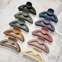 라라앤 무광 반달집게핀 13cm 국내제작 올림머리핀 왕 칼라 빅사이즈 큰 헤어핀
