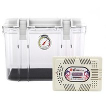 카메라제습함 카메라 렌즈 건조기 포함 보관함 화이트, 24L, D.파란색 + 암호 잠금 [두꺼운 6MM(대형