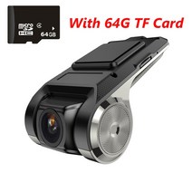 JC 무선 멀티 카플레이 Podofo-USB ADAS 자동차 DVR 대시 캠 DVD 안드로이드 플레이어 네비게이션 플로팅, 04 ADAS DVR 64G Card