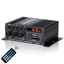 블루투스 미니 앰프 길거리공연 매장용 리시버 통기타 올인원 2000w av 전력 증폭기 2.0 채널 오디오 홈 시어터 증폭기 dc 12v 110v220v 지원 eq fm sd, 베이지