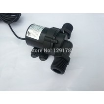 순환모터 수중 온수순환용 보일러 순환용 900 L/H 최대 태양 DC 12V ~ 24V 배터리 온수 순환 펌프 브러시, 한개옵션0