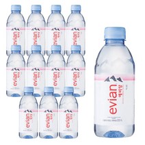 에비앙 생수, 330ml, 12개