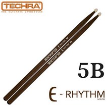 테크라 Pairs E RHYTHM 5B 전자드럼용 카본스틱, 혼합색상