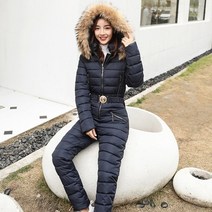 여성스키복세트 여성보드복 원피스 스키 복 자켓 겨울 후드 파카 점프