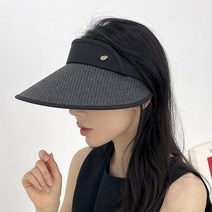 미미샵 나뭇잎 썬캡 (4컬러) 라탄 리프 여름모자 밀짚 선캡 데일리 챙넓은