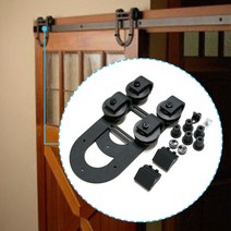 일반형 슬라이딩도어 설치 행거 마구간 레일 미닫이문 행거레일부속 B06, B06 행거레일부속 2M