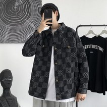 남성청자켓 남자친구코디 빈티지 청청코디 힙합 남친룩 연청 데이트룩
