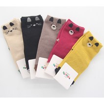 블루루마켓 조아양말 아동양말 중목(인따르시아 12) 5켤레랜덤