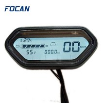 GPS HUD 범용 전기 오토바이 디지털 LCD 주행 속도계 48V 60V 72V, 01 48V 60V 72V