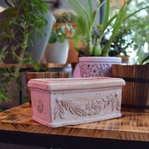 그리스 직사각토분 이태리화분 20x10x9cm 베란다텃밭