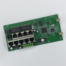 라우터모뎀 9포트 무선 라우터 마더 보드 모듈 맞춤형 스크류 구멍 메탈 쉘 와이드 스닐 홈 2.4g, 한개옵션0