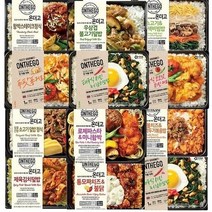 [보금푸드] 아워홈 온더고 식사대용 냉동도시락 12종 세트. 각1개씩 한끼, 1세트