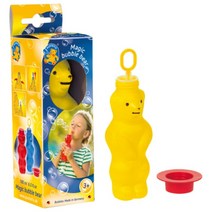 푸스테픽스 매직버블베어 비눗방울 PUSTEFIX Bubble Bear 6 oz Bubble Blowing Squeeze to Blow Toy for Kids, 옐로우, 1개