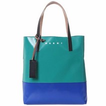 MARNI [명품]마르니 래더스트랩 컬러블록 PVC 미듐 쇼퍼백SHMP008..