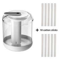 에어워셔가습기 공기 가습기 1l 대용량 스프레이 청정기 아로마 에센셜 오일 디퓨저 usb cool mist sprayer with light office home car, 흰색 10pc