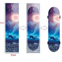 외발 전동휠 전동보드 호버보드 더블 로커 샌드페이퍼 롱 보드 스케이트 전문 스티커 에어 홀 방수 및 내마, 20 23, 한개옵션1