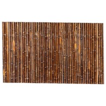 대나무 울타리 방무목 정원 꾸미기 탄화목 펜스 벽, 탄화 대나무 높이 1.5m X 길이 2m