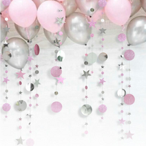 파티가랜드 파티장식 생일 오너먼트 이벤트용 무대용 소품 별, C-스타 블랙