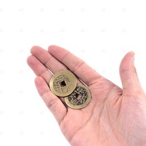 엽전 모형 재물 고전 주화 민속 금화 코인 전통 체험 데코 동전 촬영 소품, A_순치