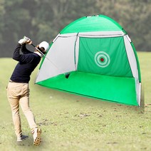 골프 텐트형 네트 그린 입문용 스윙연습 실내 골프용품, 골프네트 1M 그린