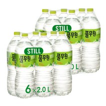 풀무원 샘물 2L, 12병, 12개