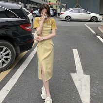 멜빵 원피스 여성 작은 키 CHIC 러블리블 티 멈추다 프렌치 여름 3089620300